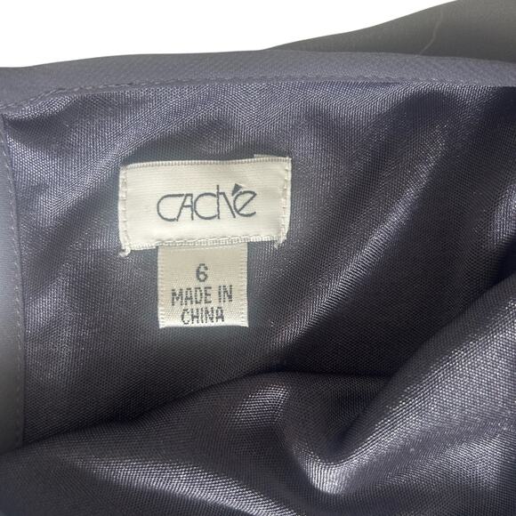 Cache Gray Sheath Mini Dress Sleeveless Scoop Neck - Picture 11 of 16
